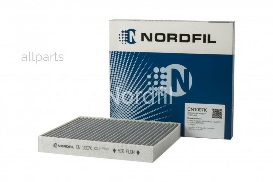 NORDFIL CN1007K Фильтр салона угольный PEUGEOT 4007 4008 / MITSUBISHI ASX Eclipse Cross L 200 Lancer VIII Outla