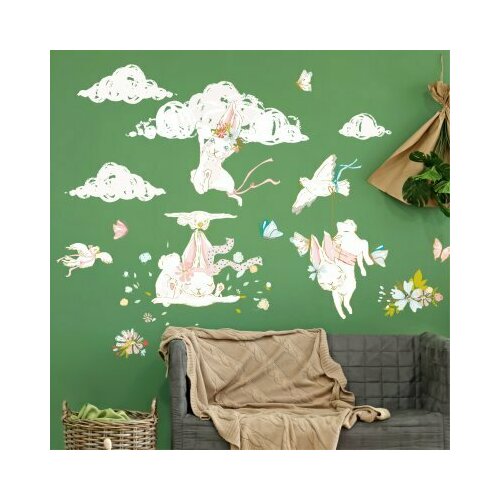 Наклейка интерьерная на стену «Забавы Страны Чудес»