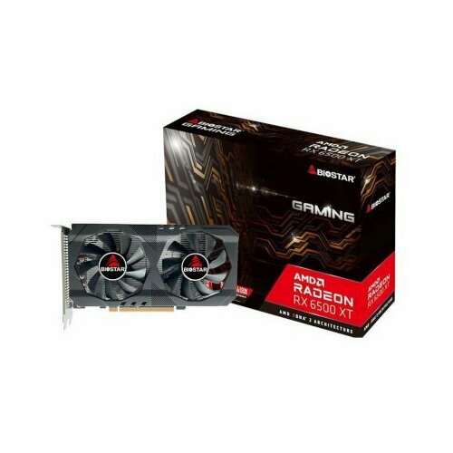 Видеокарта Biostar AMD Radeon RX 6500 XT 4Gb VA65X6RA46 2122600₽