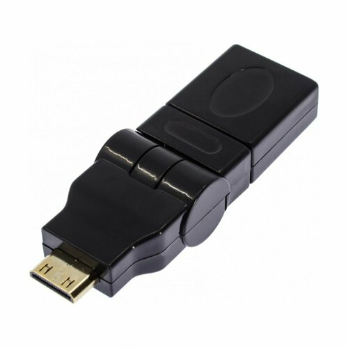 Переходник (адаптер) HDMI-MiniHDMI (поворотный) переходник прямой с разворотом hdmi f на minihdmi m hdmi f на minihdmi m