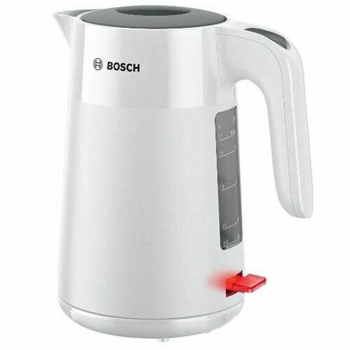 Чайник электрический Bosch MyMoment TWK2M161 2400 Вт, белый чайник bosch twk3a011 2400вт 1 7л пластик белый