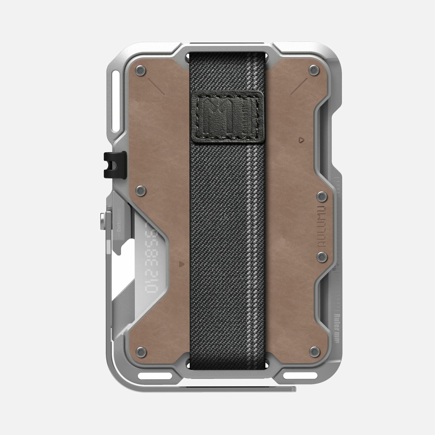 Картхолдер Aulumu G03 MagSafe, многофункциональный магнитный кошелек с отделкой из натуральной кожи
