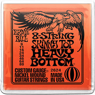 Струны Ernie Ball 8-string Slinky Top Heavy Bottom 9-80 (2624). Оригинальные, США!
