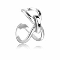 Кафф - обманка - это тренд 2021, когда можно быть модным без проколов. Серьга выполнена из  ...