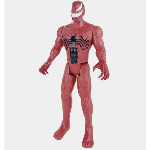 Игрушка фигурка супергерой Веном (Venom) Карнаж из комикса / 28 см со световыми и звуковыми эффектами фигурка карнаж веном красный мстители коллекционная со съёмным языком 32 см