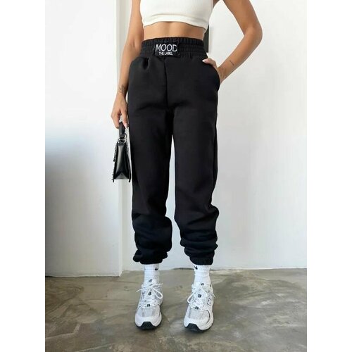 фото Брюки , размер l, черный patiskha life