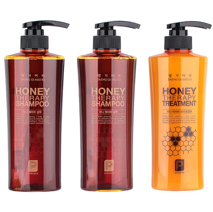 Набор средств для волос: 2 шампуня + бальзам Daeng Gi Meo Ri Professional Honey Therapy set