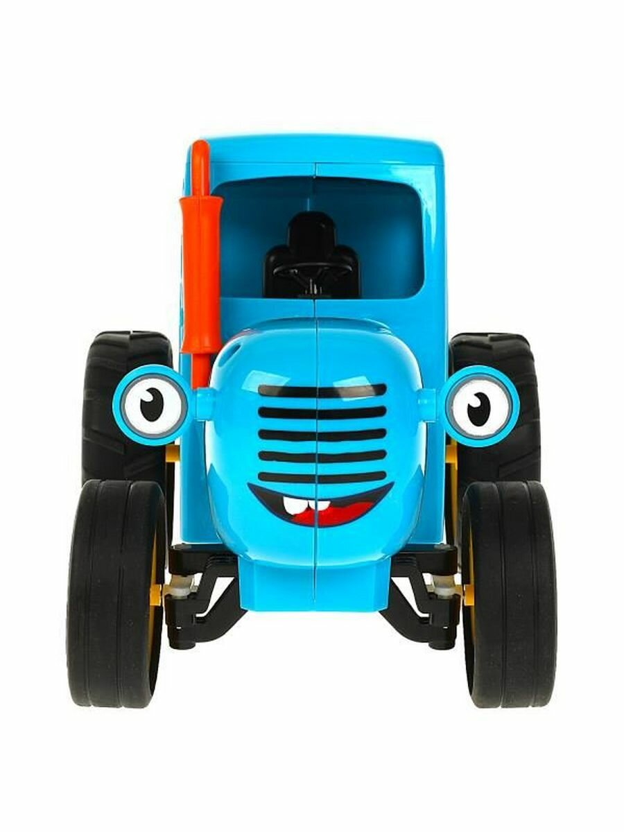 Модель Технопарк Синий трактор на радиоуправлении, 20 см - фото №5