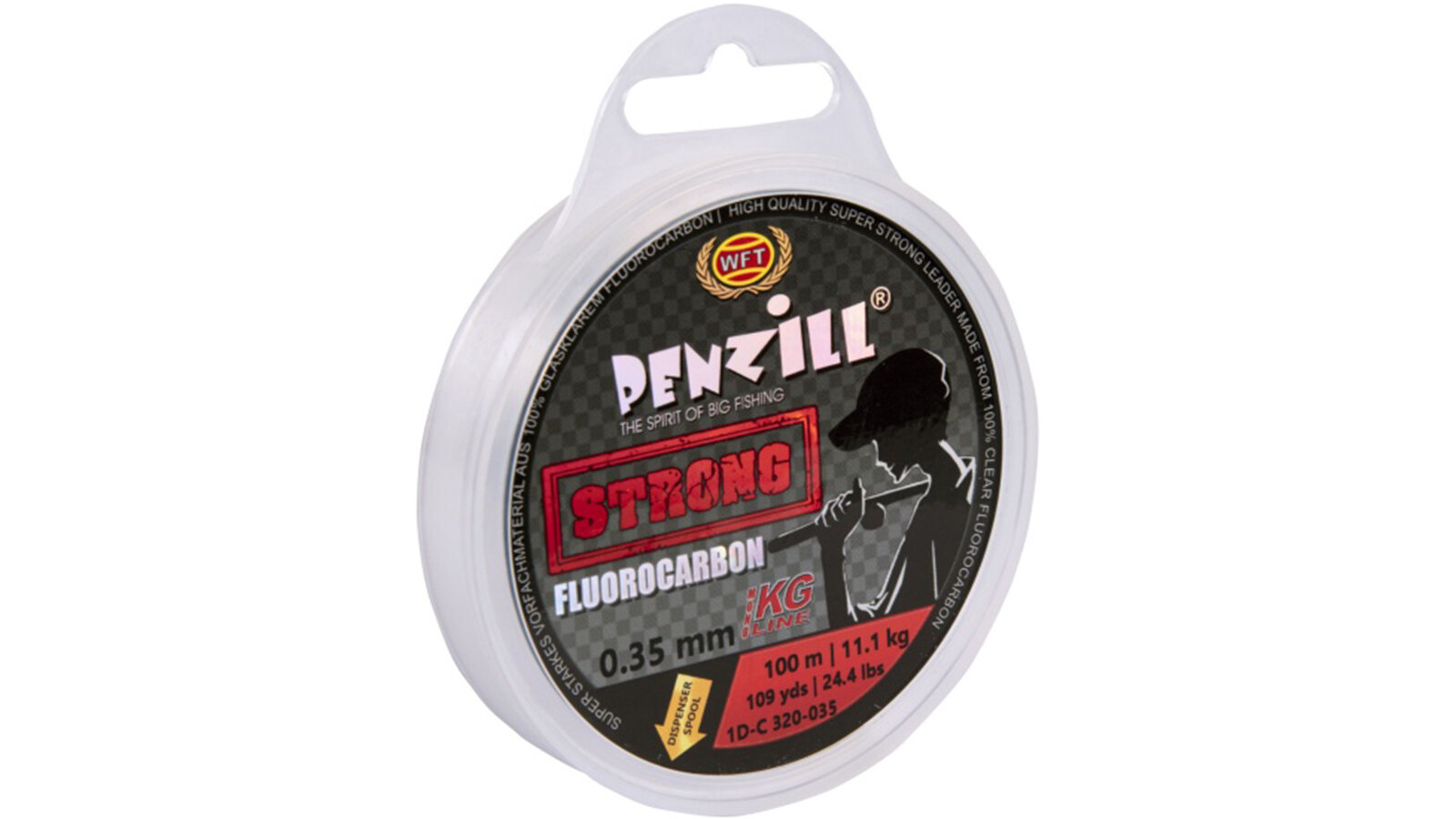 Леска монофильная WFT Penzill FLUOROCARBON Strong 100/035