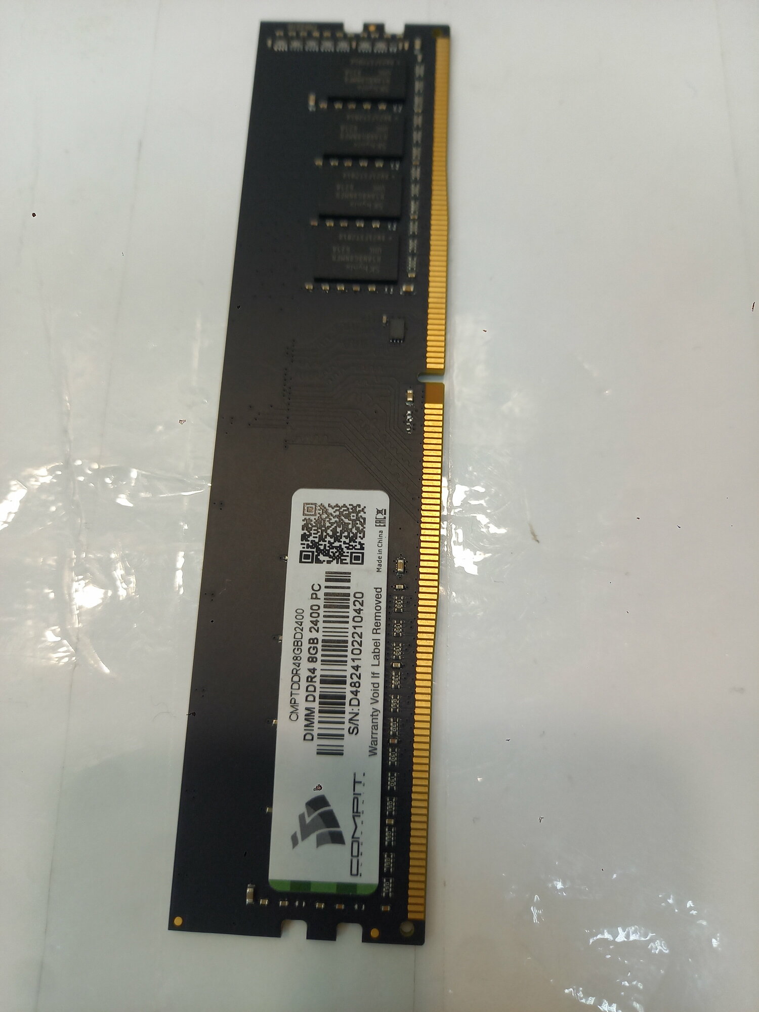 Модуль памяти DDR4 8GB PC4-19200, 2400MHz Compit CMPTDDR48GBD2400