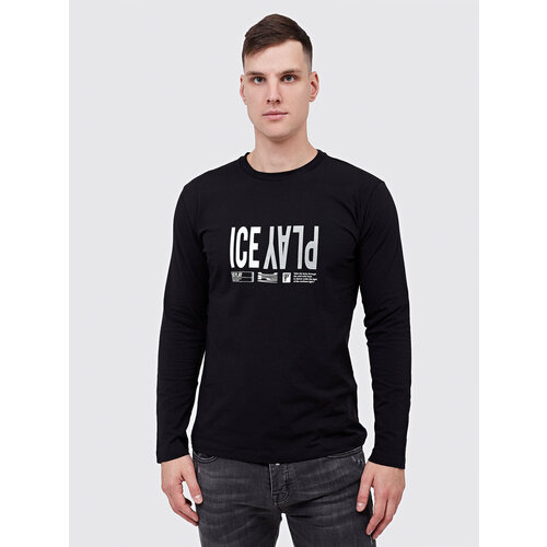 фото Футболка ice play, размер 50, черный