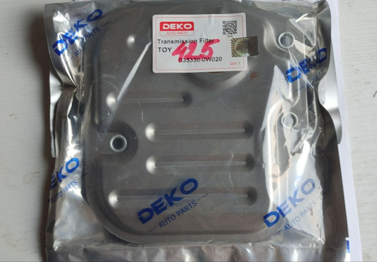 DEKO D353300W020 Фильтр акпп Фильтр АКПП TOYOTA COROLLA RUNX ALLEX 01-06 COROLLA 07- YARIS 06- 3533020020 353300W021