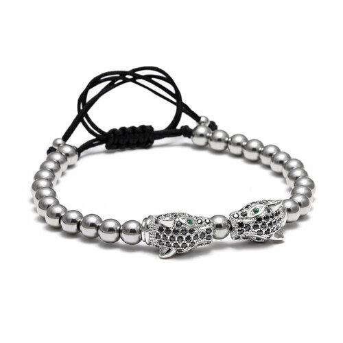 фото Браслет sharks jewelry, фианит, серебряный