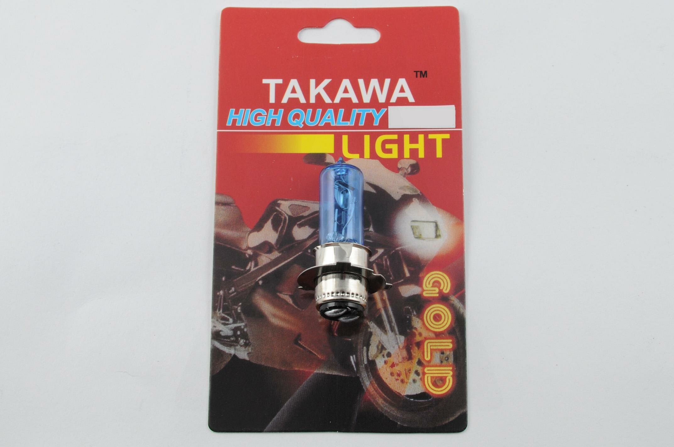 Лампа P15D-25-3 (3 уса) 12V 18W/18W ( белая) (блистер) "TAKAWA" (mod: A)