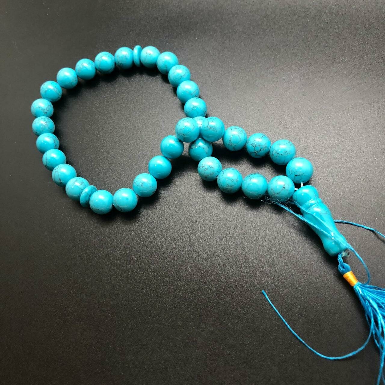 Чётки бирюза длина 33 см бирюзовый