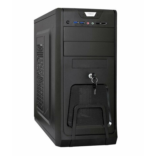 Корпус для компьютера ExeGate CP-603UB (EX283217RUS) Black бп atx 400 вт chieftec elp 400s