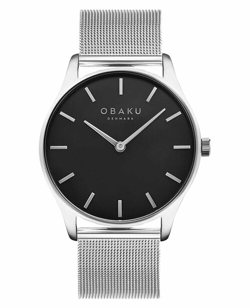 Наручные часы OBAKU V260GXCBMC, серебряный, черный
