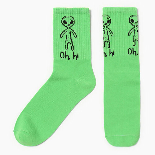 Носки Kaftan, размер 41/44, зеленый носки kaftan размер 27 29 см 41 44 черный