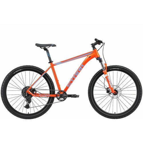 Велосипед Stark Router 27.4 HD (2024) 18 оранжевый металлик/синий