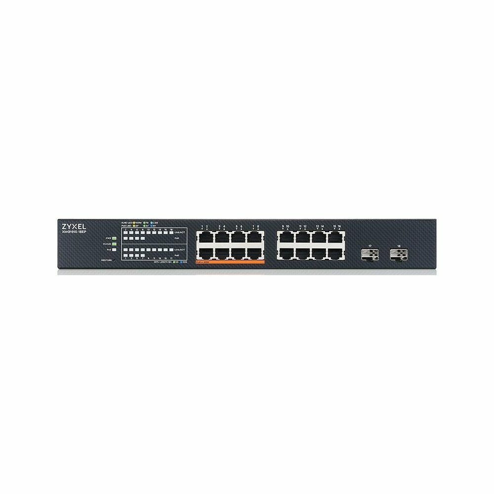 Коммутатор ZYXEL Smart L3 Lite rack 19", 16xRJ-45: 1/2.5G (8 из них PoE++), 2xSFP+, бюджет PoE 180 Вт - фото №2