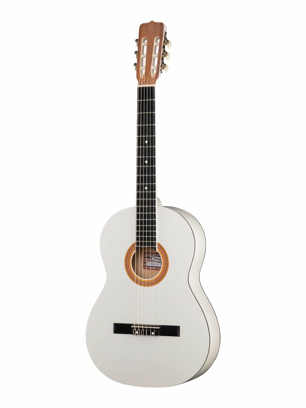 Классическая гитара, белая, глянцевая, Presto GC-WH20-G