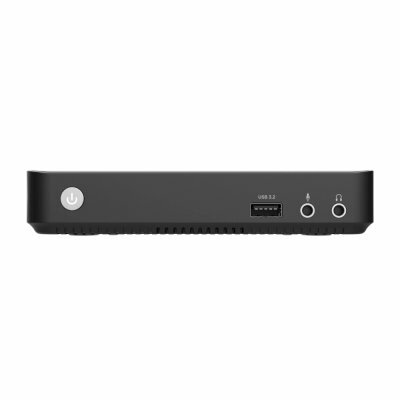 Компьютер Zotac ZBOX-MI351-E (Intel N100, 0.8 GHz - 3.4 GHz, No Ram (1 DDR5 SODIMM 4800 МГц), No HDD/SSD, DVD нет, Intel UHD Graphics, No OS, черный, ZBOX-MI351-E)