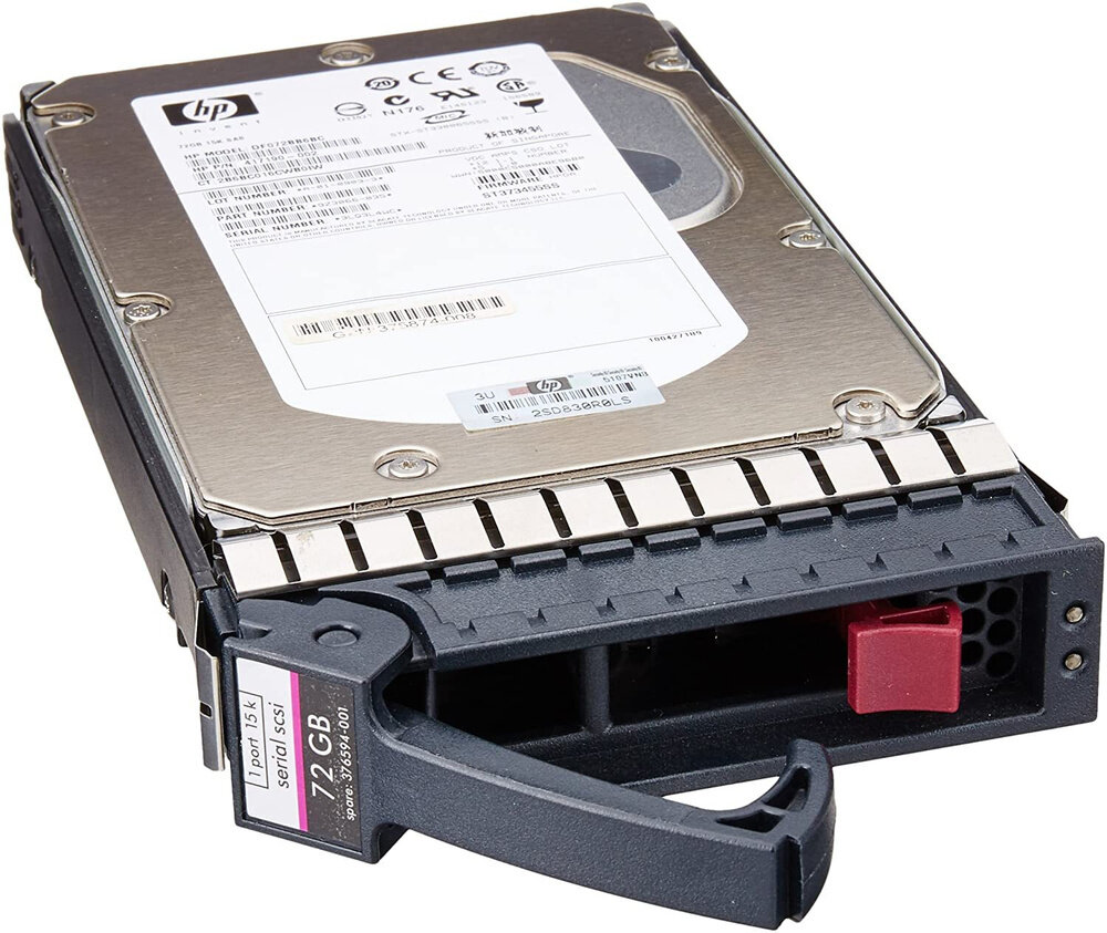 Жесткий диск HP LFF SAS 72Gb 15K Hot-Plug 376594-001
