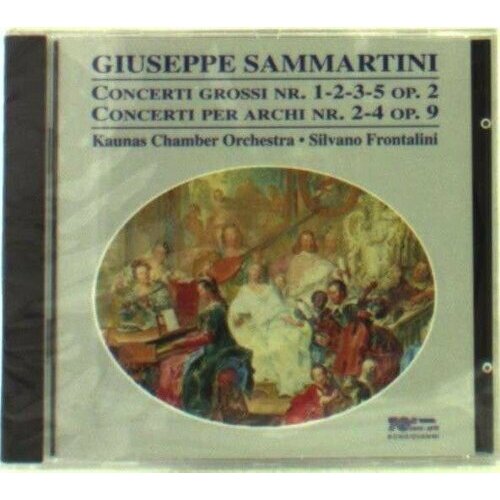 audio cd georg friedrich h ndel 1685 1759 concerti grossi op 6 nr 1 12 1 cd Audio CD раритет! SAMMARTINI, GIUSEPPE - Concerti Grossi Op 2 / Concerti Grossi Op 9 (1 CD)