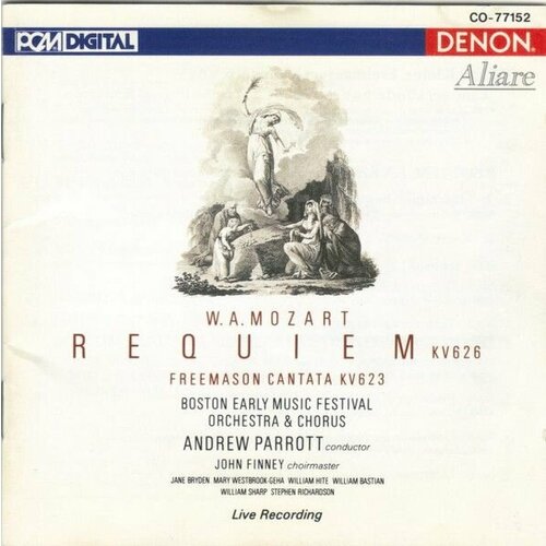 Audio CD Wolfgang Amadeus Mozart (1756-1791) - Requiem KV 626 (1 CD) audio cd mozart requiem