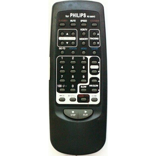 Пульт ДУ для Philips RC355VC VCR/TV пульт для samsung 10343r tv vcr