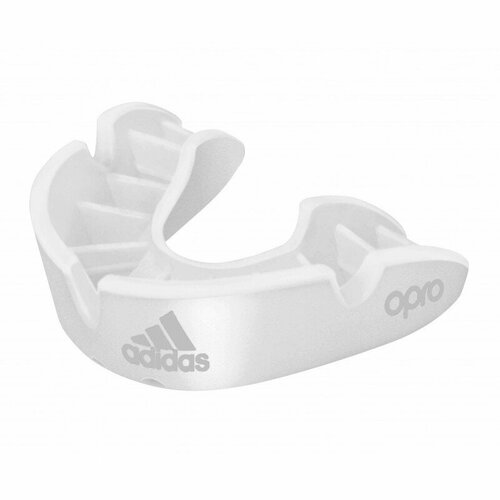 фото Капа одночелюстная белая adibp31 junior adidas