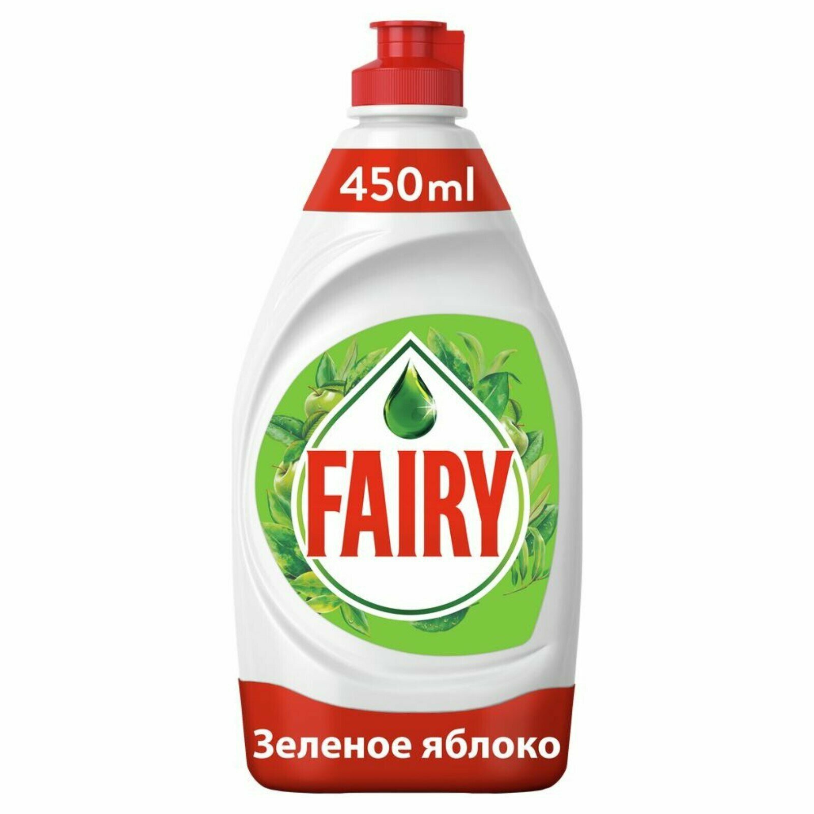 Средство для мытья посуды Fairy Зеленое яблоко 450мл PROCTER&GAMBLE - фото №3