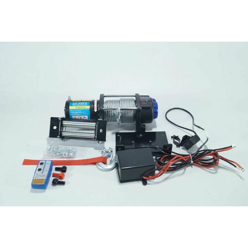 Электрическая лебедка Electric Winch 5000LBS, стальной трос