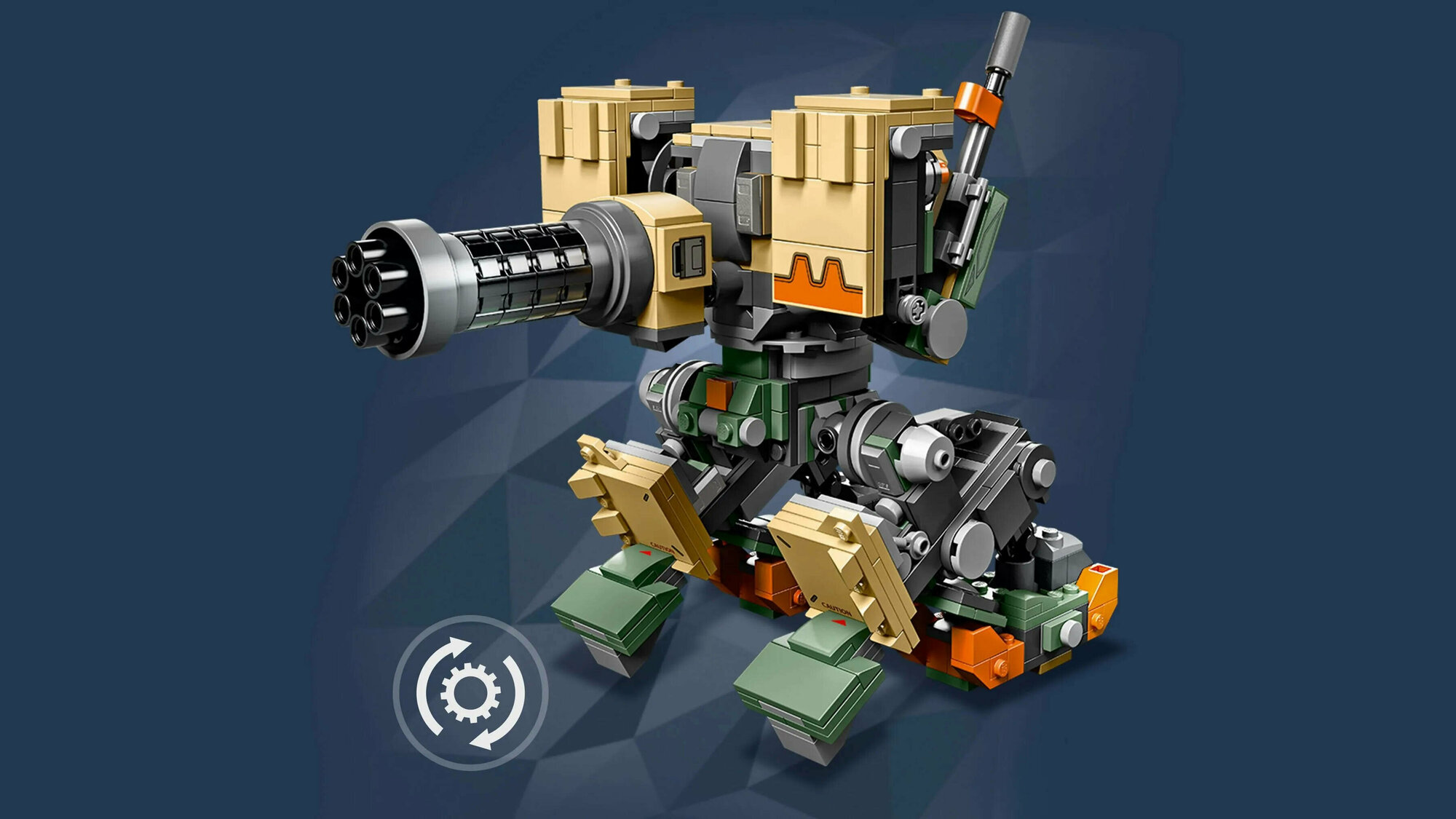 Конструктор LEGO Overwatch Бастион, 602 детали (75974) - фото №12