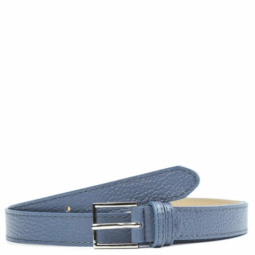 фото Ремень fabretti, размер 120, голубой