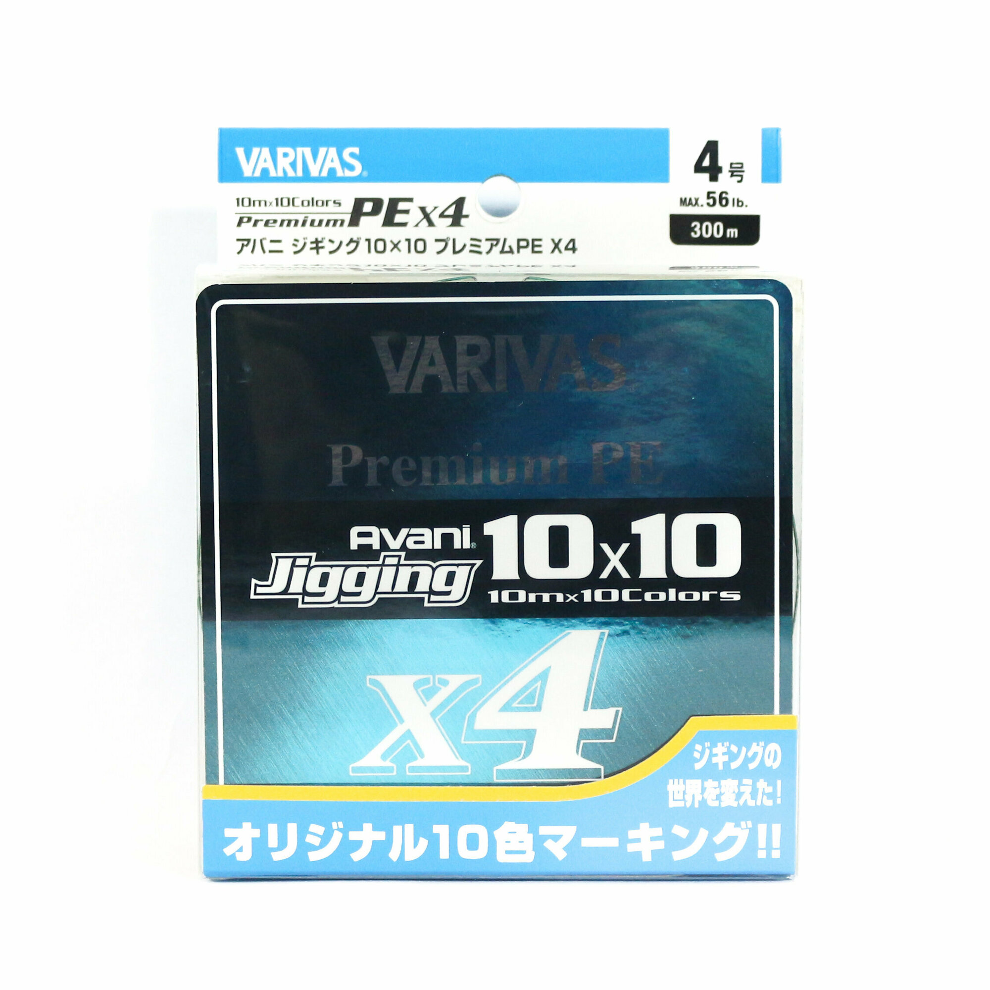 Шнур VARIVAS AVANI JIGGING 10x10 PREMIUM PE X4 300m #4 56Lb