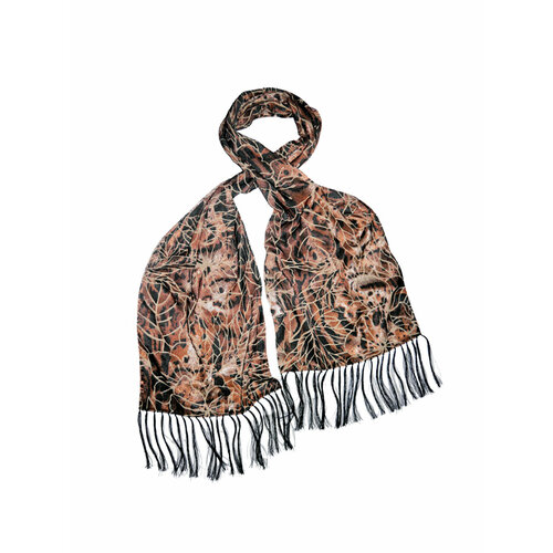 фото Шарф vista,202х33 см, коричневый