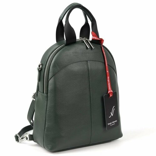 фото Рюкзак sergio valentini sv-sz752/a д.грин, фактура гладкая, зеленый