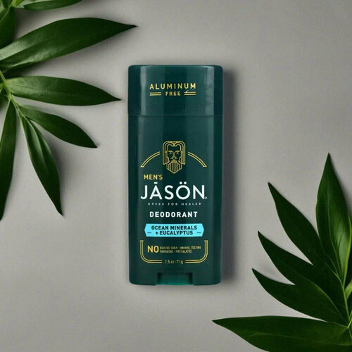 Мужской дезодорант Jason Natural Mens Deodorant минералы океана и эвкалипт, 71 г