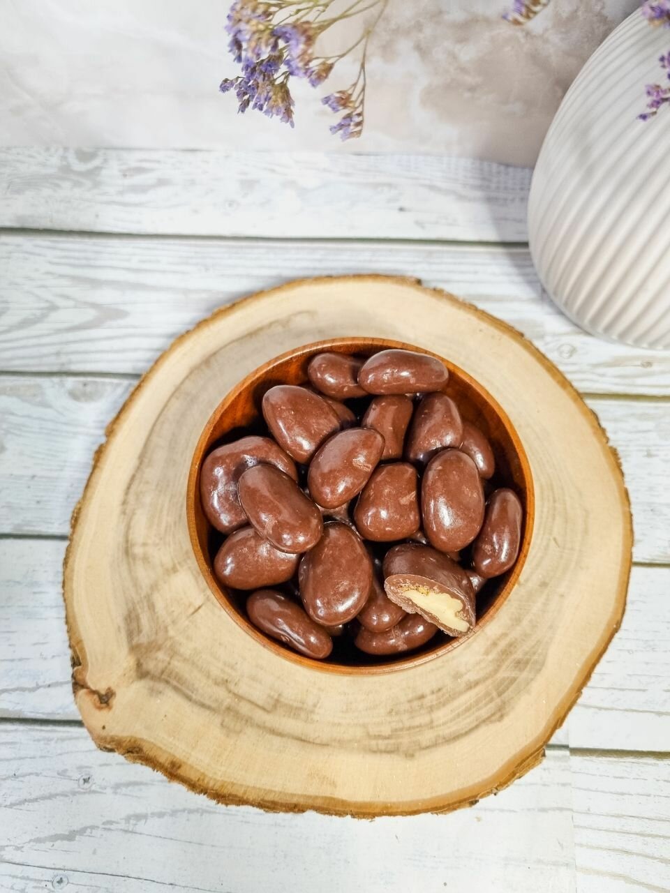 Грецкий орех в молочном шоколаде (Линейка BIO - без сахара/меда) 500 г - фотография № 1