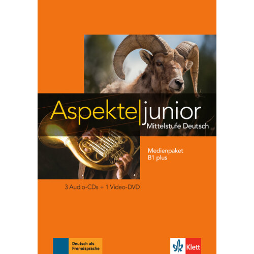 Aspekte junior. B1+. Medienpaket (3 Audio-CDs, DVD) | Koithan Ute