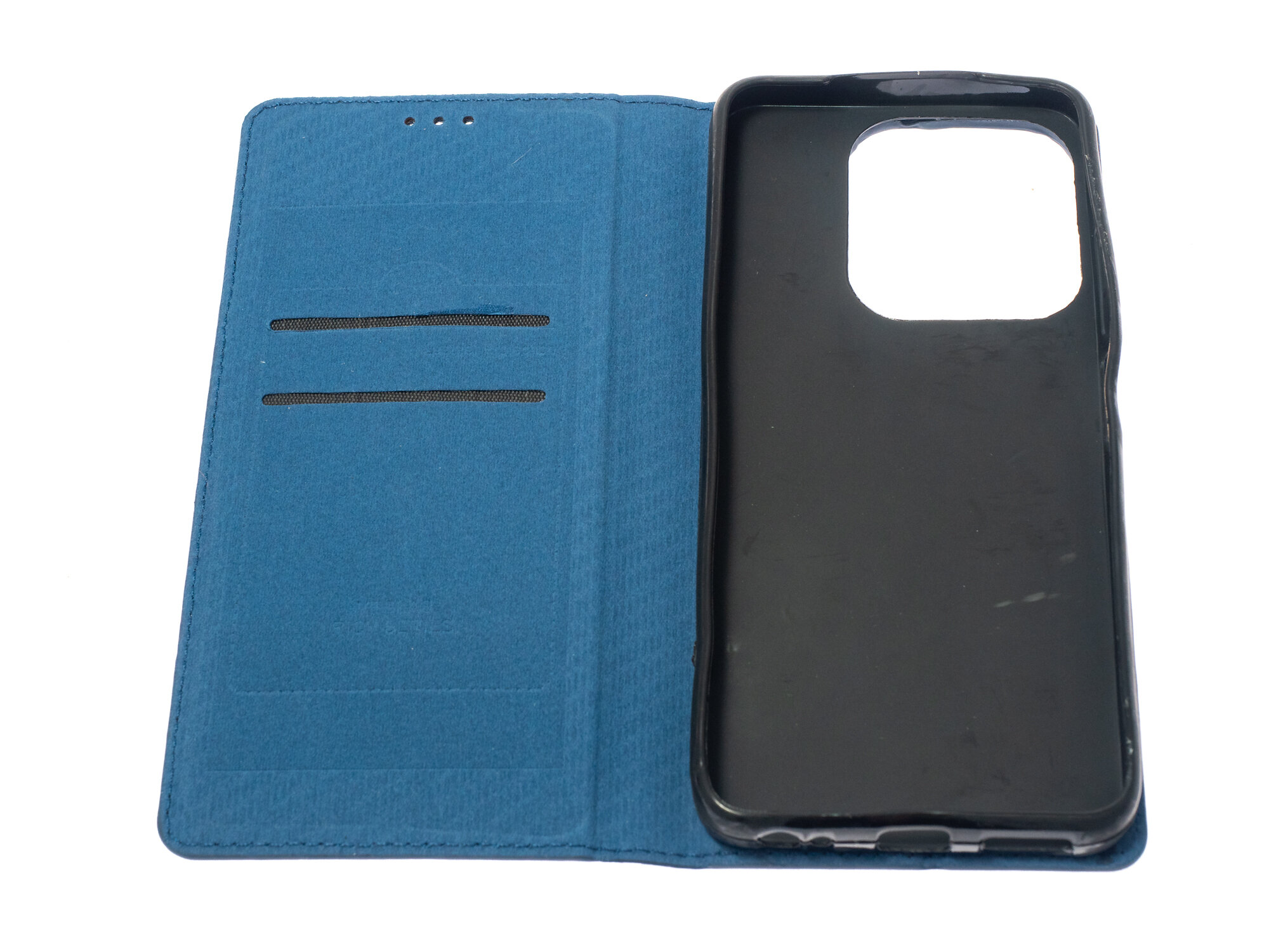 Чехол-книжка для Tecno Spark 10С VEGLAS RICH синий — фото 3