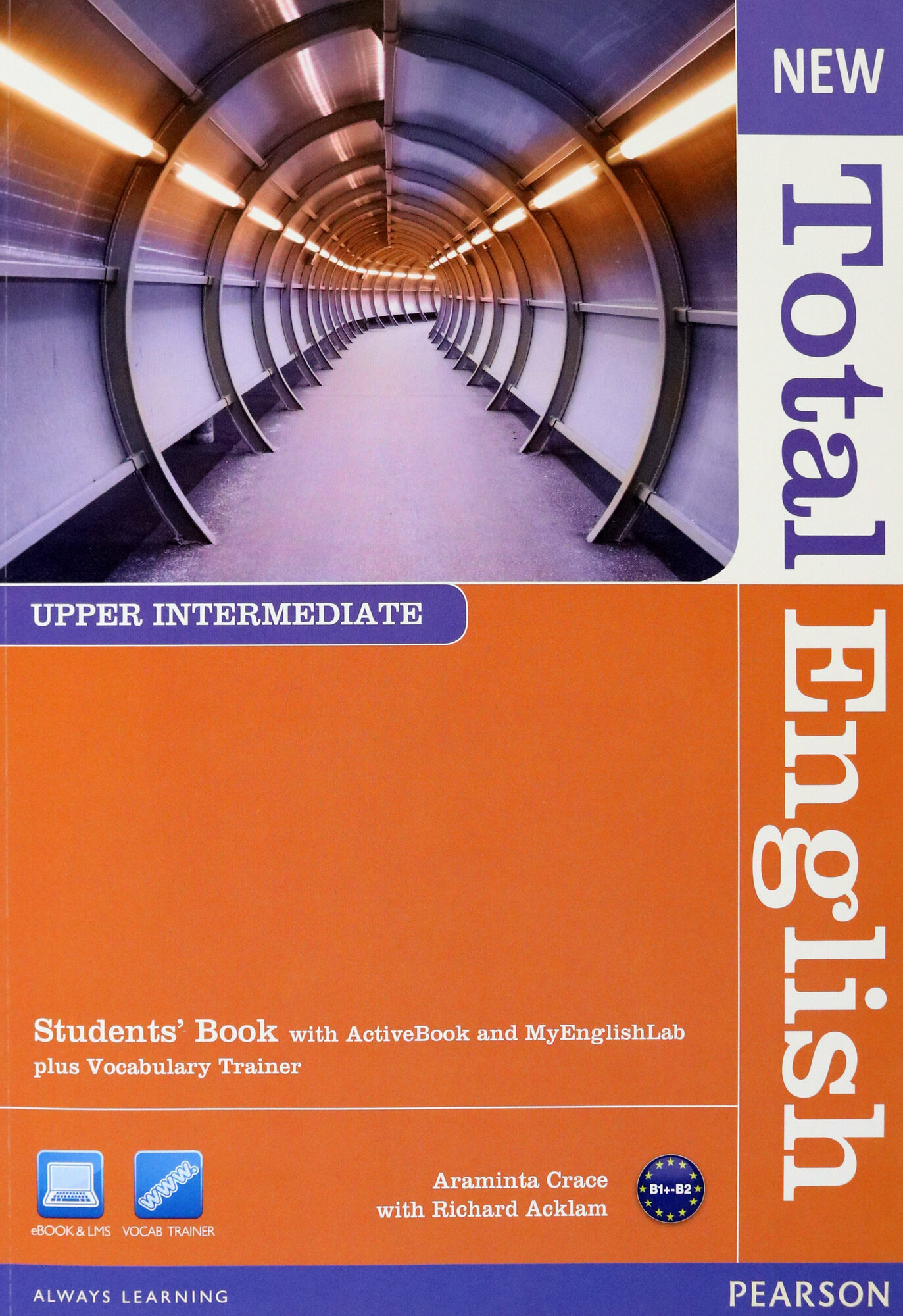 New Total English. Upper Intermediate. Students' Book with Active Book and MyEnglishLab (+DVD) / Учебник