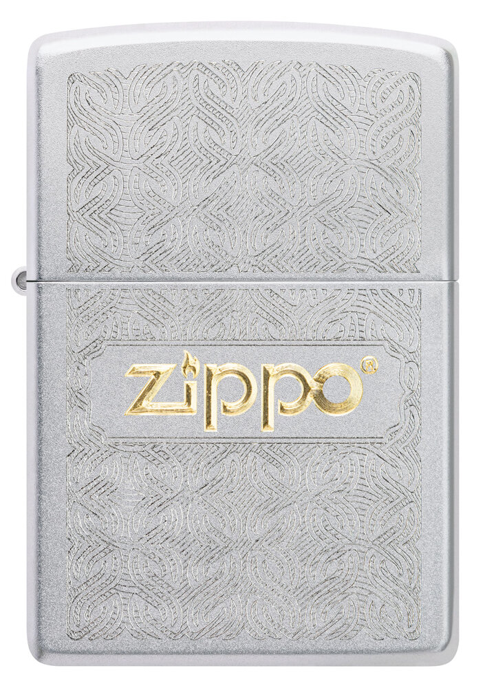 Оригинальная бензиновая зажигалка ZIPPO Classic 48792 с покрытием Satin Chrome - ZIPPO