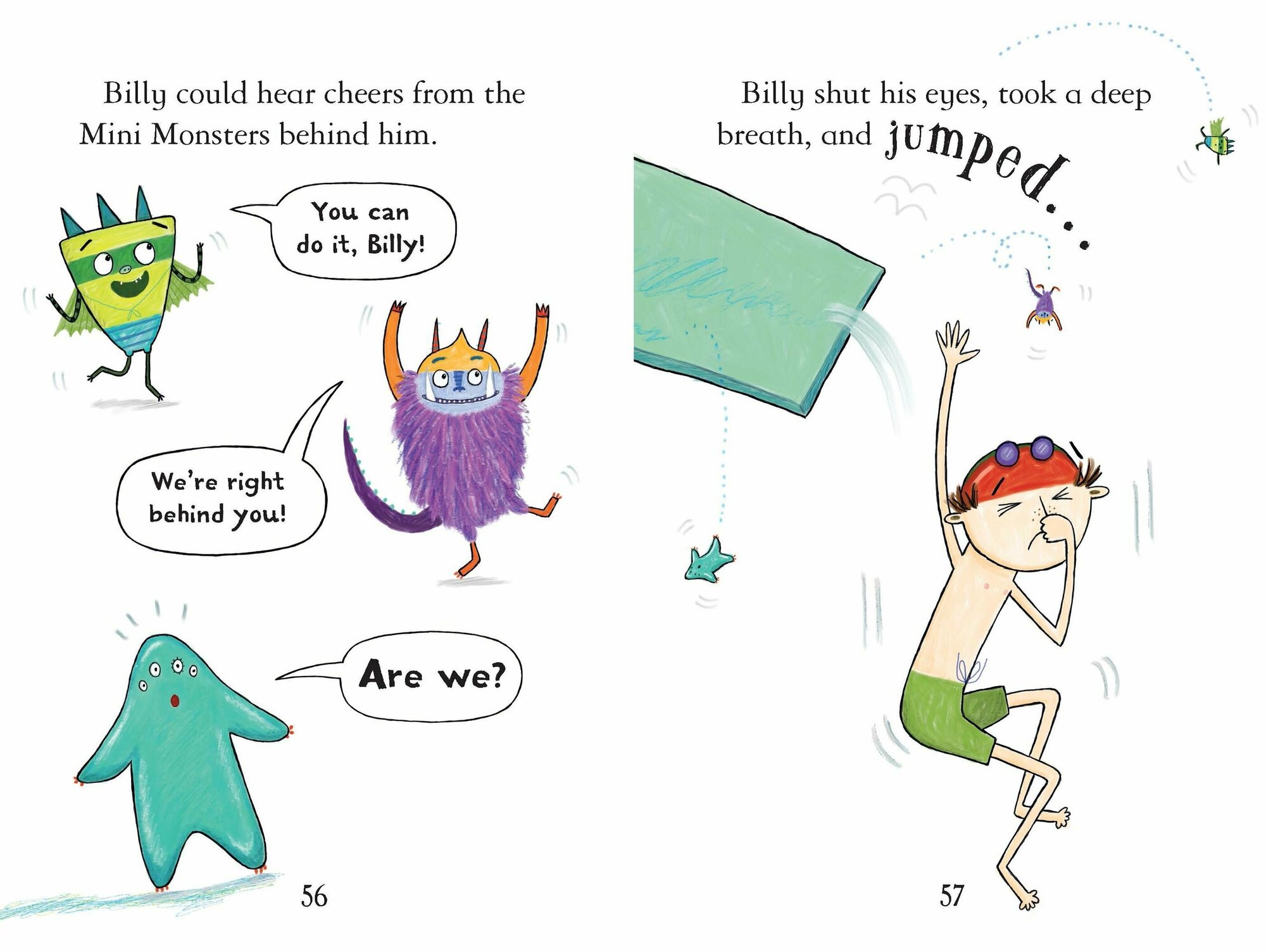 Monsters go Swimming (Davidson Zanna) - фото №3