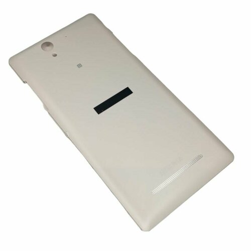 дисплей для sony d2502 xperia c3 dual d2533 xperia c3 в сборе с тачскрином черный Задняя крышка для Sony Xperia C3 D2533/D2502 (Цвет: белый)