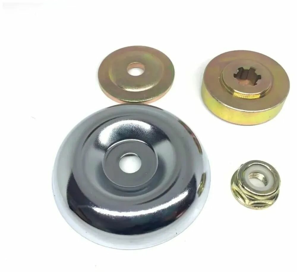 фото Шайбы редуктора для мотокос комплект ( шайбы+чашка+гайка,10 зубьев) IGP 1700061