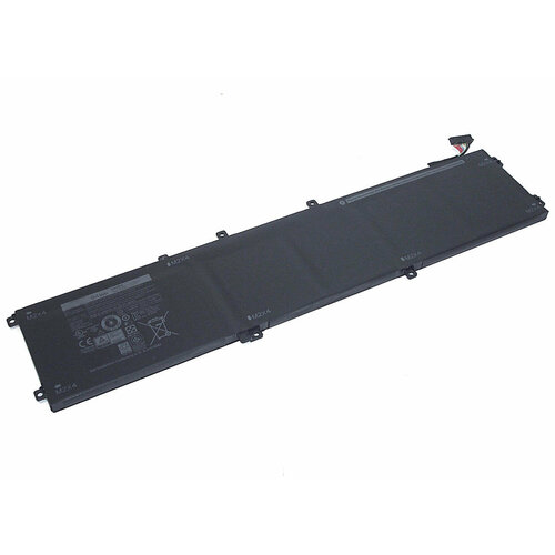 аккумулятор 4gvgh для ноутбука dell xps 15 9550 11 4v 84wh 7370mah черный Аккумулятор для ноутбука Dell XPS 15 (9550) 11.4V 84Wh 4GVGH