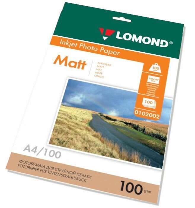 Бумага Lomond A4 Photo Paper 0102002 100 г/м²