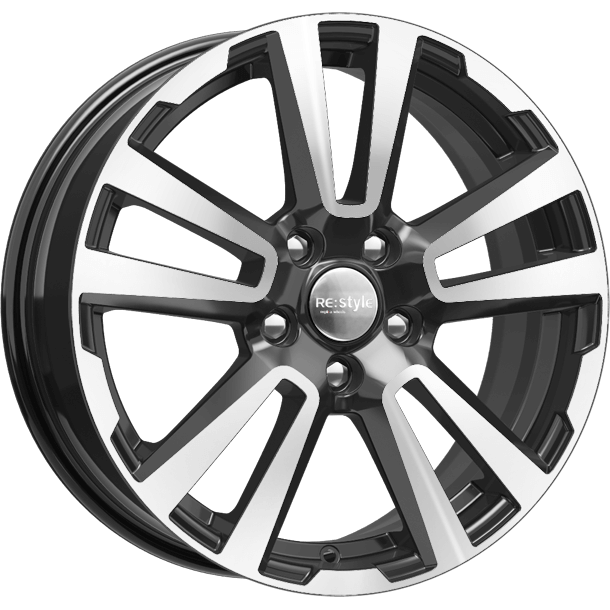 Диск колесный K&K KC874 6,5x17/4x100 D60,1 ET43 Алмаз черный